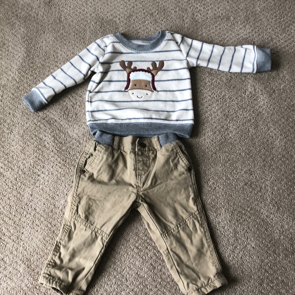 9 MO winter outfit, worn once